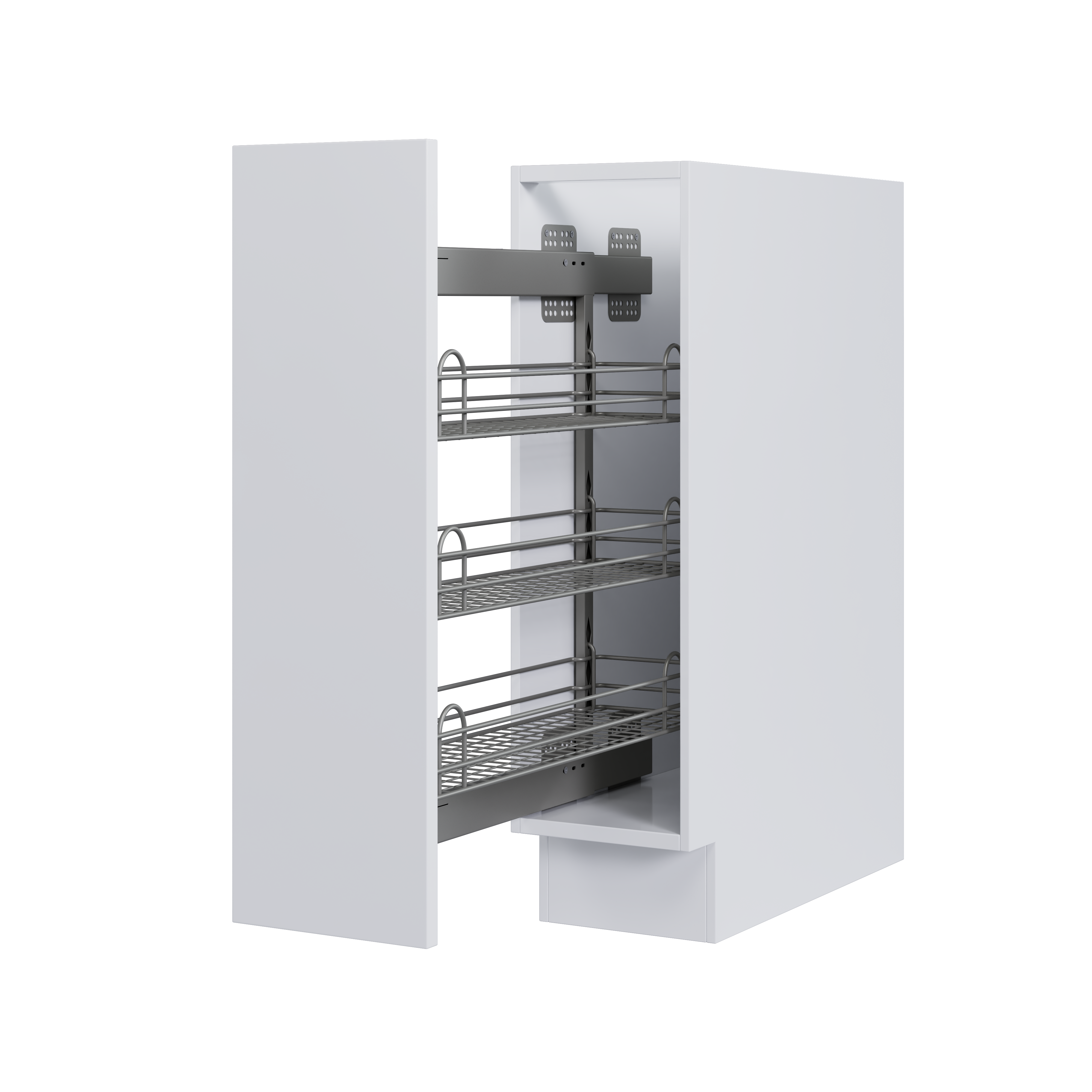 Glacial White Euro Cabinets 7